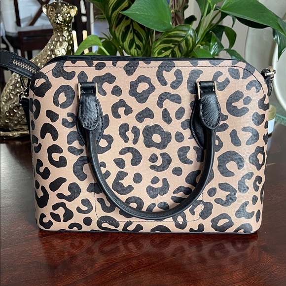 Kate Spade Black and Tan Leopard Crossbody Bag - Picture 4 of 8
